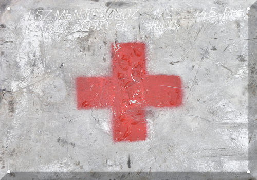 Blechschild Rotes Kreuz