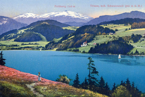 Postkarte Schwarzwald Retro 40300